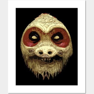 Scary Sloth Posters and Art